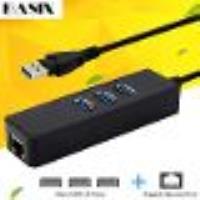 Basix USB Ethernet USB 3.0 à RJ45 10/100/1000 Mbps HUB pour Chromebook, MacBook, Mac Pro Ethernet ad