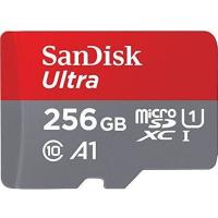 SanDisk Ultra 256 Go, Carte microSDXC UHS-I pour Chromebook avec adaptateur SD et jusqu'à 120 Mo/s e