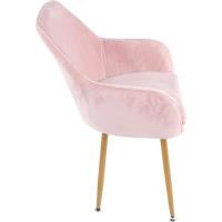 ARAMOX coiffeuse Chaise de bras chaises modernes de salon de velours pour le bureau de salle à mange