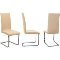 Housse de chaise Décor Beige 6 pièces Stretch-Housse Couverture de Chaise de Spandex élastique pour 