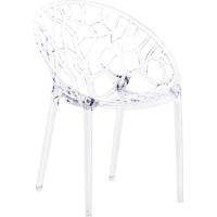 Chaise de salle à manger Urvik de Liv - Moderne - Transparent - Plastique