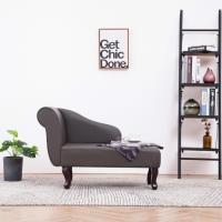 EUR-3075Parfait Chaise longue Méridienne Haute qualité & Confort - Chaise de Relaxation Fauteuil de 