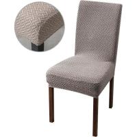 Housses de chaise en tissu velours brillant, couvre-siège, extensibles, taille universelle, pour sal