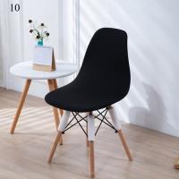 Housse de chaise extensible de Style nordique moderne, belle, colorée, pour salle à manger 10 -TO220