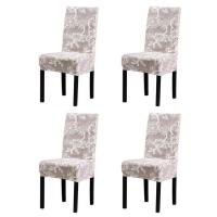 MECEROCK Housse de chaise élastique 4 pièces pour salle à manger-banquet-mariage de haute qualité-St