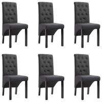 Joli & Mode 5155 - Lot de 6 Chaise de salle à manger Design Moderne - Fauteuil Siège de Salon Gris f