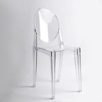Clair Ghost Chaise de salle à manger transparente Designer Moderne Élégant Victoria Starc