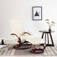 OUTILE??Fauteuil Relax inclinable Style Contemporain 66 x (96-102) x (69-99) cmavec Repose-Pied Chai
