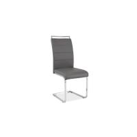 SHYRA - Chaise bicolore style moderne - Dimensions 102x41x42 cm - Rembourrage en cuir écologique - C