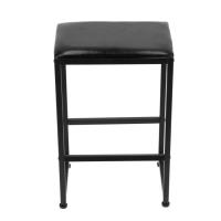 chaise de comptoir Tabouret de comptoir de cuisine avec coussin en métal Base chaise de salle à mang
