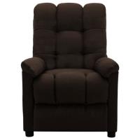 636097 - Design Furniture - Fauteuil Relaxation inclinable - Fauteuil Relax Confortable Marron foncé