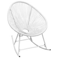Mobilier?Nouveau- Fauteuil à bascule Rocking Chair - Scandinave Chaise Loisir et Repos 72,5 x 77 x 9