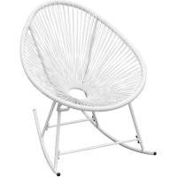 EXPER - Nouveau- Fauteuil à bascule Rocking Chair - Scandinave Chaise Loisir et Repos 72,5 x 77 x 90