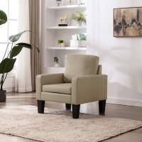 Fauteuil Relaxation Fauteuil Relax Confortable - Fauteuil Salon Cappuccino Similicuir Chic *767898