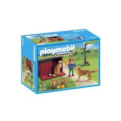 6134 Enfant avec Golden retrievers - Playmobil