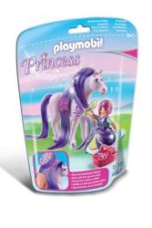 6167 Princesse violette et cheval - Playmobil