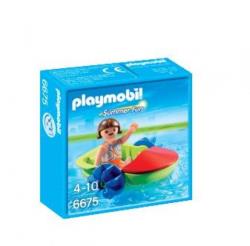 6675 Enfant avec bateau à pédales - Playmobil