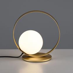 ACB ILUMINACION lampe à poser LED Halo, dorée/opale