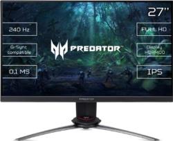 Ecran Gamer Acer 27"" IPS ZeroFrame 240Hz G-SYNC Compatible Fast LC 1ms (0.1ms Min.) 400nitsLED 2xHDMI 1xDP MM