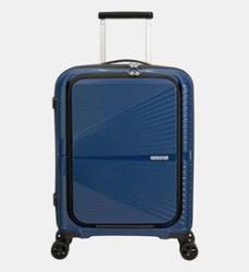 Valise cabine rigide Airconic 4R 55 cm Bleu American Tourister