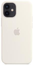 APPLE iPhone 12 mini Coque en Silicone avec MagSafe - Blanc