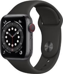 Apple Watch Series 6 GPS + Cellular, 40mm Boîtier en Aluminium Gris Sidéral avec Bracelet 