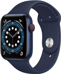 Apple Watch Series 6 GPS + Cellular, 44mm Boîtier en Aluminium Bleu avec Bracelet Sport Bl