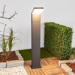 Arcchio borne lumineuse LED Yolena gris foncé, 100 cm