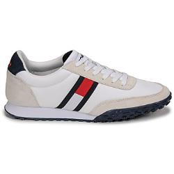 Basket basse homme Tommy Jeans LOW PROFILE MIX RUNNER RETRO Blanc