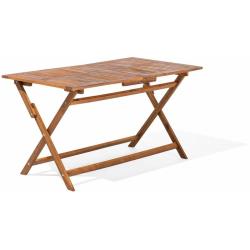 Beliani - Table de jardin pliante en bois 140 x 75 cm CENTO