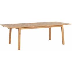 Beliani - Table de jardin extensible en bois naturel 180 / 240 x 100 cm CESANA