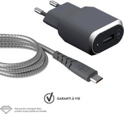 BIG BEN Kit chargeur secteur rapide et câble renforcé USB