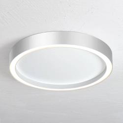 Bopp Aura plafonnier LED 40cm blanc/aluminium