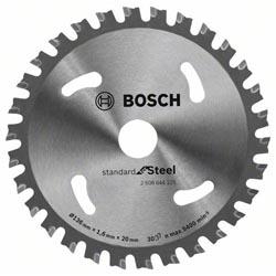 Lame de scie circulaire Bosch Accessories Standard for Steel 2608644225 136 x 20 x 1.2 mm Nombre de dents: 30