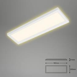 Briloner plafonnier LED 7365, 58 x 20cm, blanc