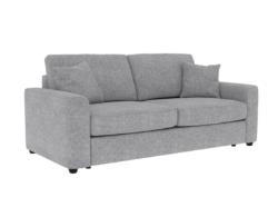 Canapé convertible 3 places pack standard NICARAGUA tissu malmo gris 90
