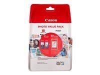 Canon PG-560XL/CL-561XL Photo Value Pack - pack de 2 - a rendement eleve - noir, couleur (cyan, magenta, jaune