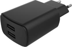 Chargeur secteur Essentielb 2 USB 4,8A - Noir
