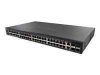 Cisco Sg350X-48 48-PORT Géré L3 Gigabit Ethernet 10/100/1000, Noir 1U