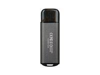 Clé USB 128 GB Transcend JetFlash 920 TS128GJF920 gris sidéral USB 3.1 (Gen 1)
