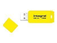 Clé USB Integral Neon jaune - 64 Go