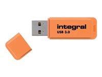 Clé USB Integral Neon orange - 16 Go
