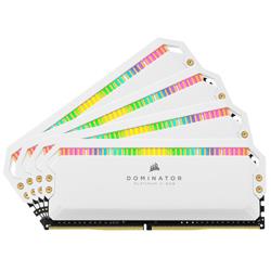 Corsair Dominator Platinum - 4 x 8 Go - DDR4 3600 MHz - RGB - Blanc