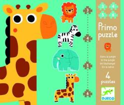 Djeco - 4 puzzles - Dans la jungle