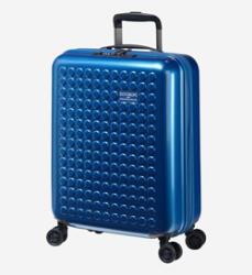 Valise cabine rigide New Chapter 2 4R 55 cm Bleu Dot-Drops
