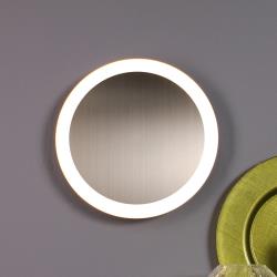 Eco-Light plafonnier LED Moon 50cm, argenté