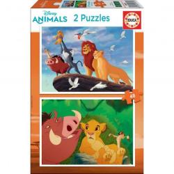 Educa - Puzzle 2x48 pièces - Le Roi Lion