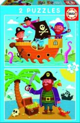 EDUCA - Puzzle Pirates 2X20 pcs