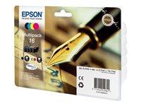 Epson 16 Multipack - pack de 4 - noir, jaune, cyan, magenta - originale - cartouche d'encr