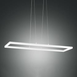 Fabas Luce Suspension LED Bard 92x32cm en blanc